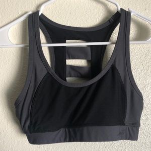 Avia Sports Bra Gray and Black